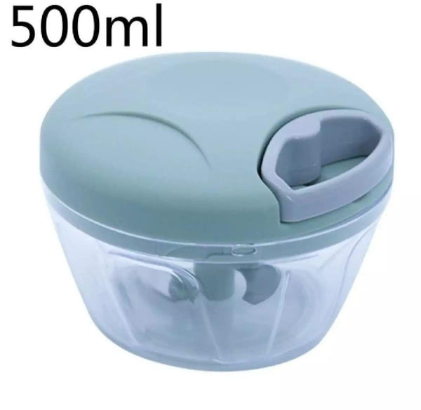 Green Manual Food Chopper for Kitchen Use