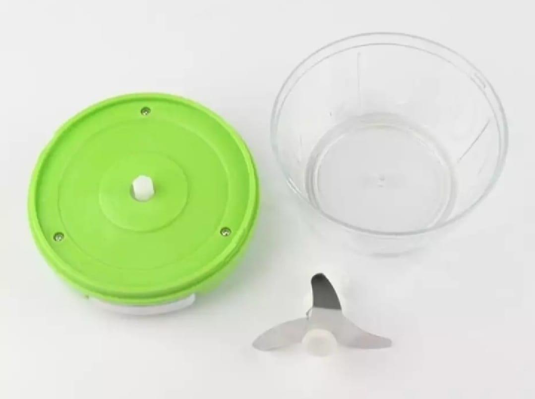 Green Manual Food Chopper for Kitchen Use
