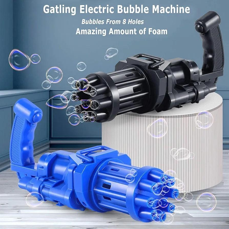 Electric Bubble Gun for Kids 1-7 Years Multicolor