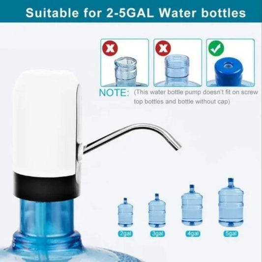 Electric Water Pump for 5 Gallon Bottle White