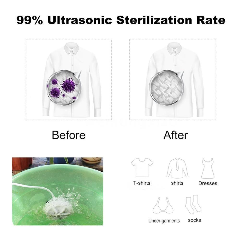 Portable Mini Washing Machine for Home & Travel