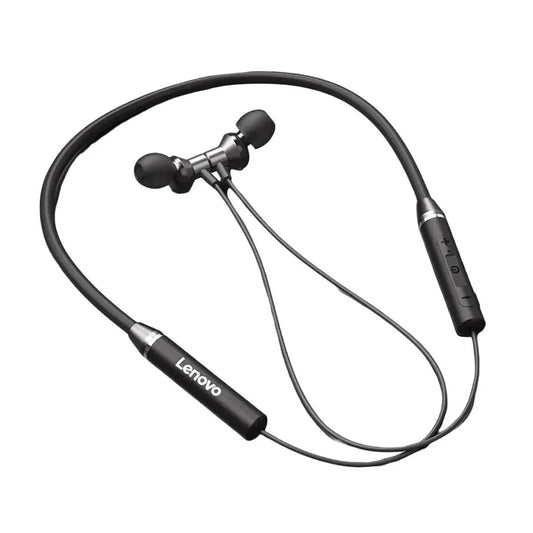 Lenovo Neckband Bluetooth 5.1 Wireless Earbuds Black