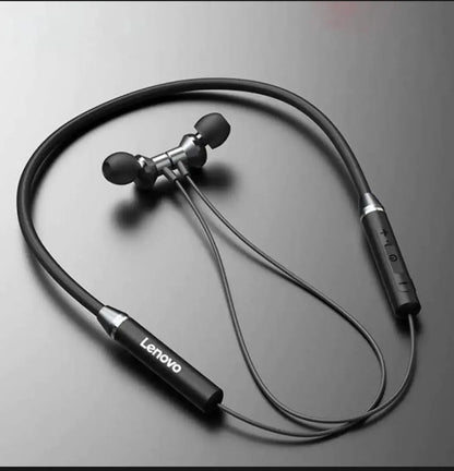 Lenovo Neckband Bluetooth 5.1 Wireless Earbuds Black