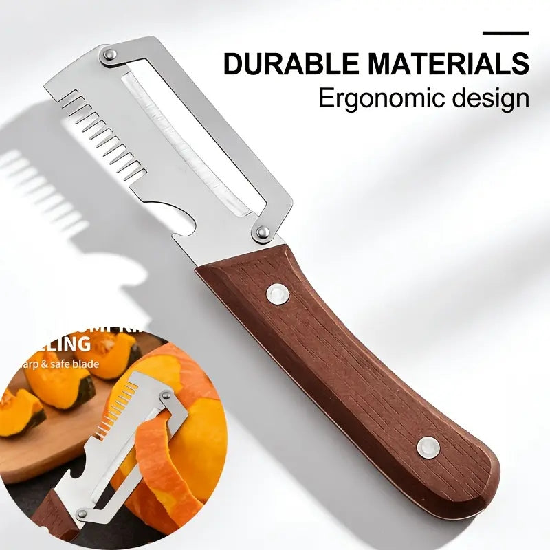 3-in-1 Kitchen Peeler, Bottle Opener & Onion Slicer