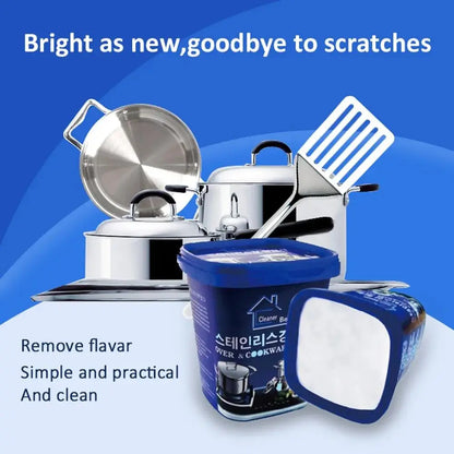 Premium Cookware Cleaning Paste 200g – Rust Remover, Burnt Stain Cleaner & Metal Polish