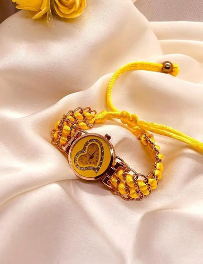 Heart Shaped Stylish Women's Bracelet Watch
