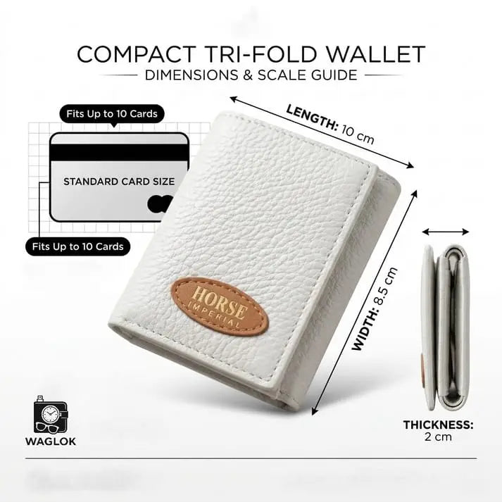 Premium Men's Trifold Horse Wallet