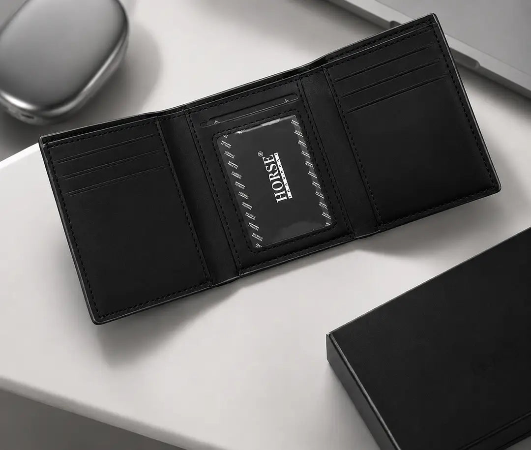 Premium Men's Trifold Horse Wallet