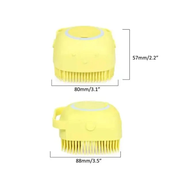 Premium Silicone Bath & Body Brush with Built-in Soap Dispenser