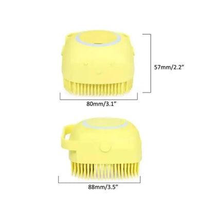 Premium Silicone Bath & Body Brush with Built-in Soap Dispenser