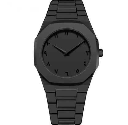 Men's Black Carbon Fiber Analogue Watch