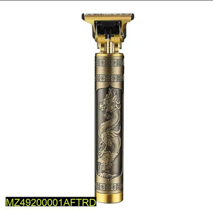 Men Hair Clipper with Dragon Design Carbon Steel Blade