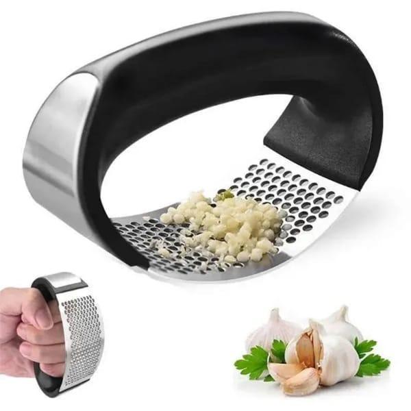 Stainless Steel Garlic & Ginger Crusher Black