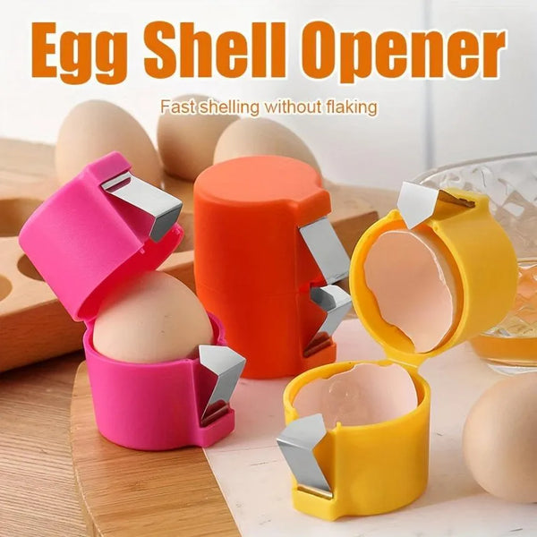 Egg Shell Opener ABS Plastic Multicolor Stainless Steel
