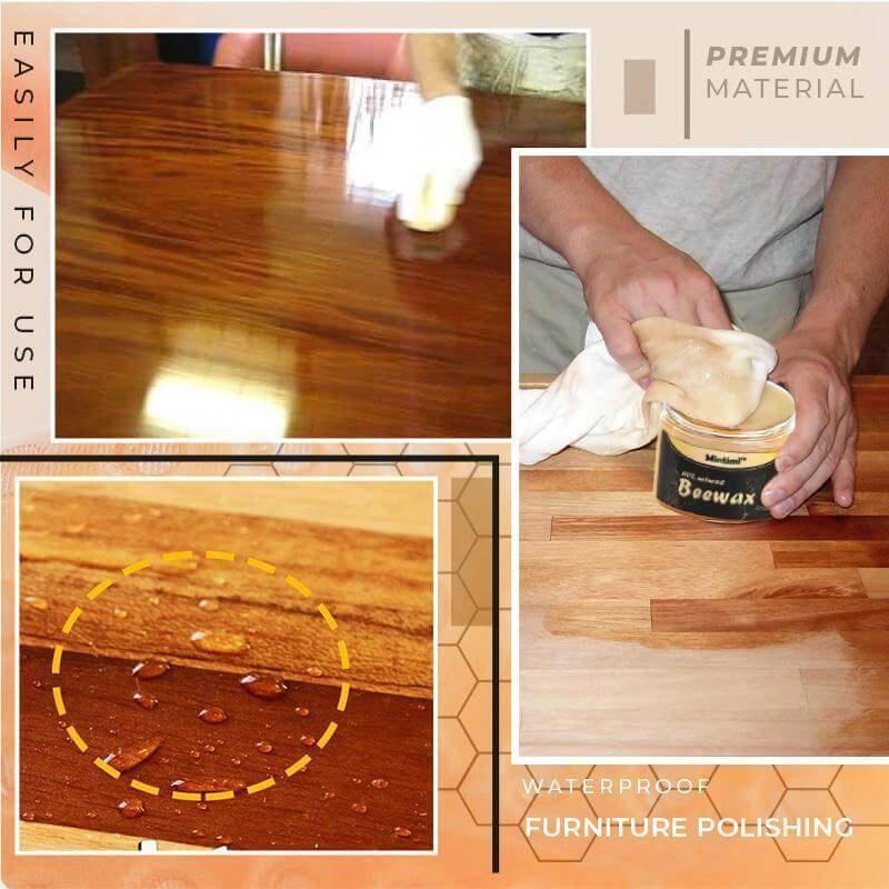 Beeswax Furniture Polish Wax 80g Natural Shine
