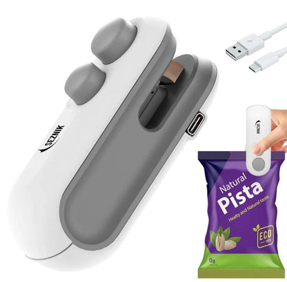 2 in 1 Portable Leak-Proof Bag Sealer Machine White ABS