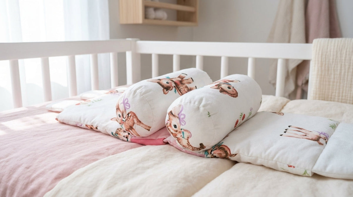 Baby Head Pillow 360° Support – Soft Cotton, Cute Design