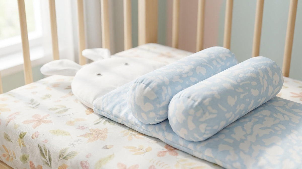 Baby Head Pillow 360° Support – Soft Cotton, Cute Design