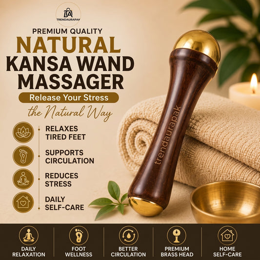 PREMIUM QUALITY NATURAL KANSA WAND MASSAGER