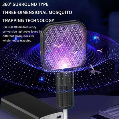 Portable Mosquito Killer Electric Swatter Purple Night Light