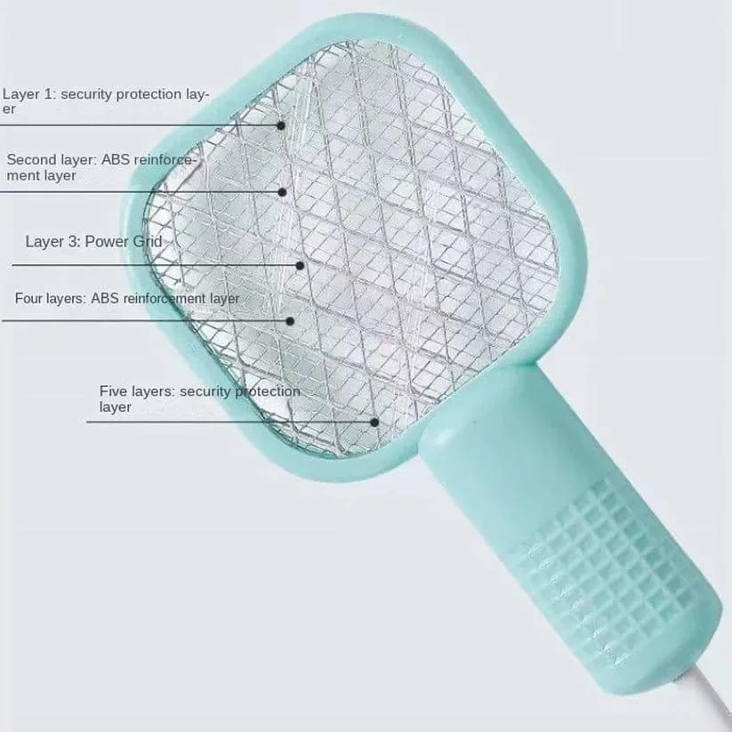 Portable Mosquito Killer Electric Swatter Purple Night Light