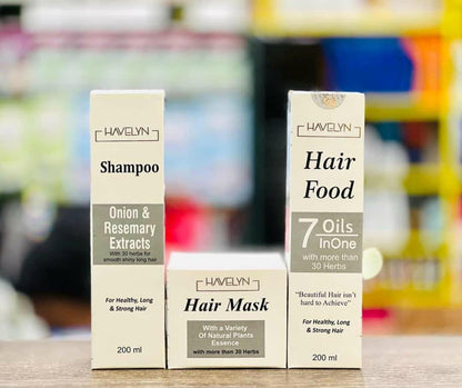Hair Food 3 in 1 Pack for Healthy Long Hair