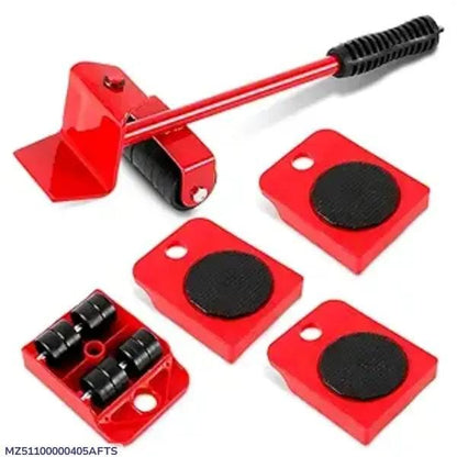 Red Metal Furniture Mover Tool Set 11.9