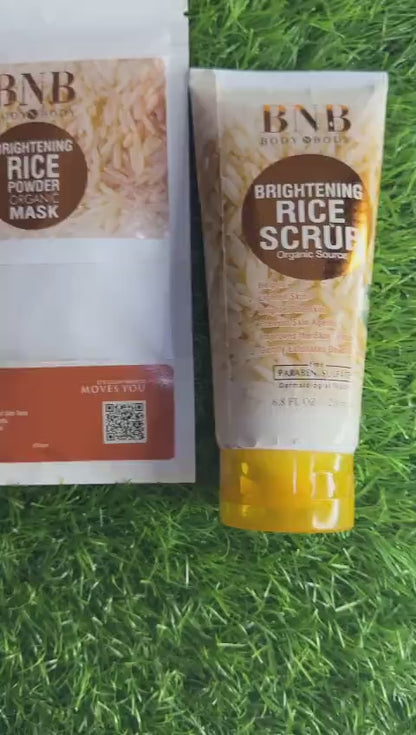 BNB Rice Glow Kit + Hair Food 4 in 1 Bundle
